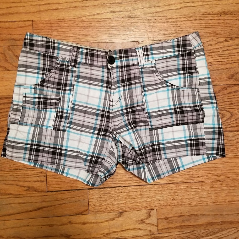 OTB One Tuff Babe Plaid Shorts Size: 9